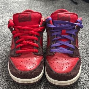 Nike men’s cherry red dunks berry collection